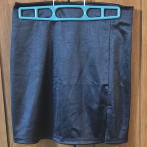 Altar'd State Black A-Line Mini Skirt